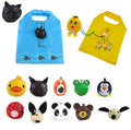 12 Piece/Set Animal Foldable Bags